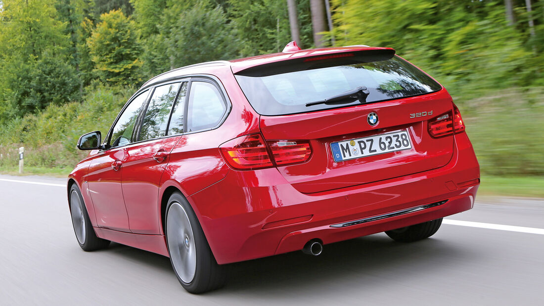 BMW 320d Touring Sport Line, Heckansicht
