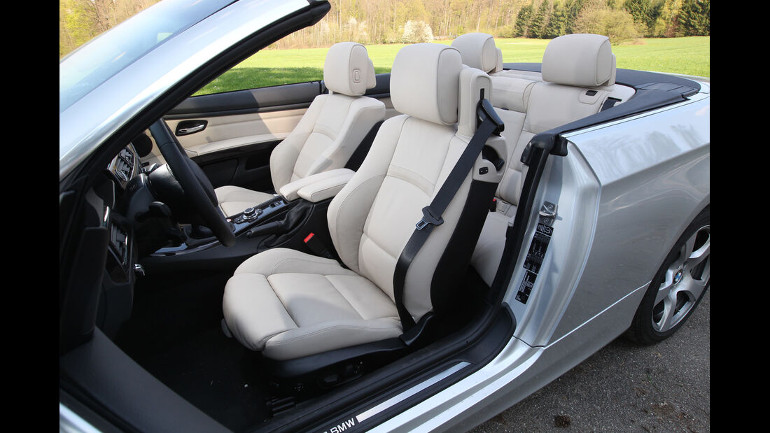 BMW 320i Cabrio, Fahrersitz