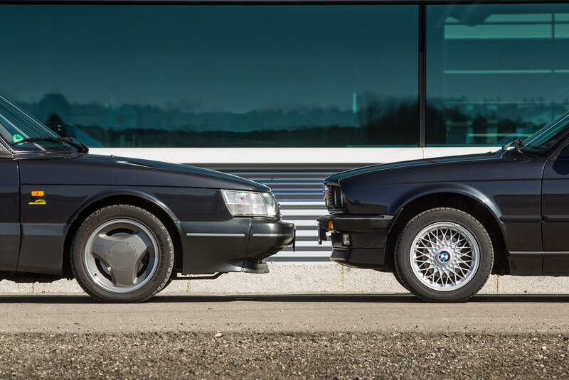 BMW 320i Cabrio, Saab 900 S Cabrio, Schnauze