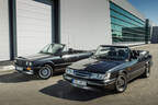 BMW 320i Cabrio, Saab 900 S Cabrio, Seitenansicht