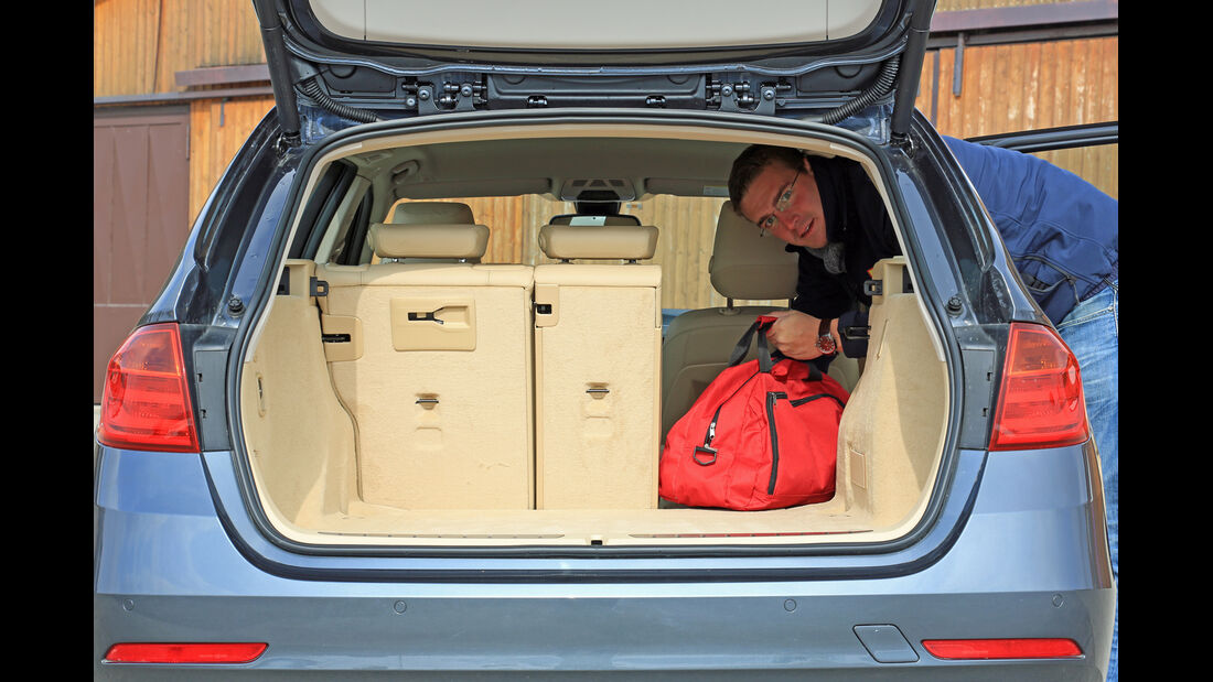 BMW 320i Touring, Kofferraum, Rücksitz