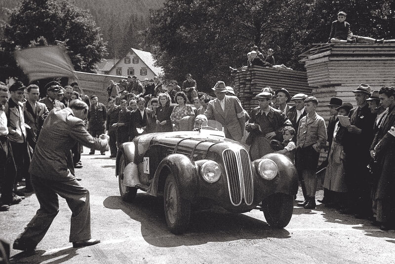 BMW 328 - Hermann Holbein - Baiersbronn-Obertal - Ruhestein - Bergrennen 1946 