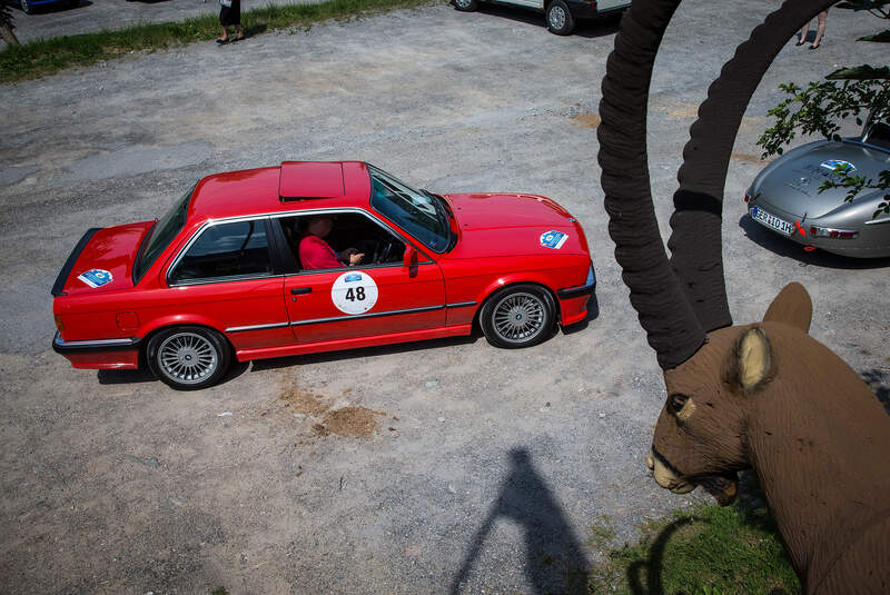 BMW 333i auf der Silvretta Classic 2015