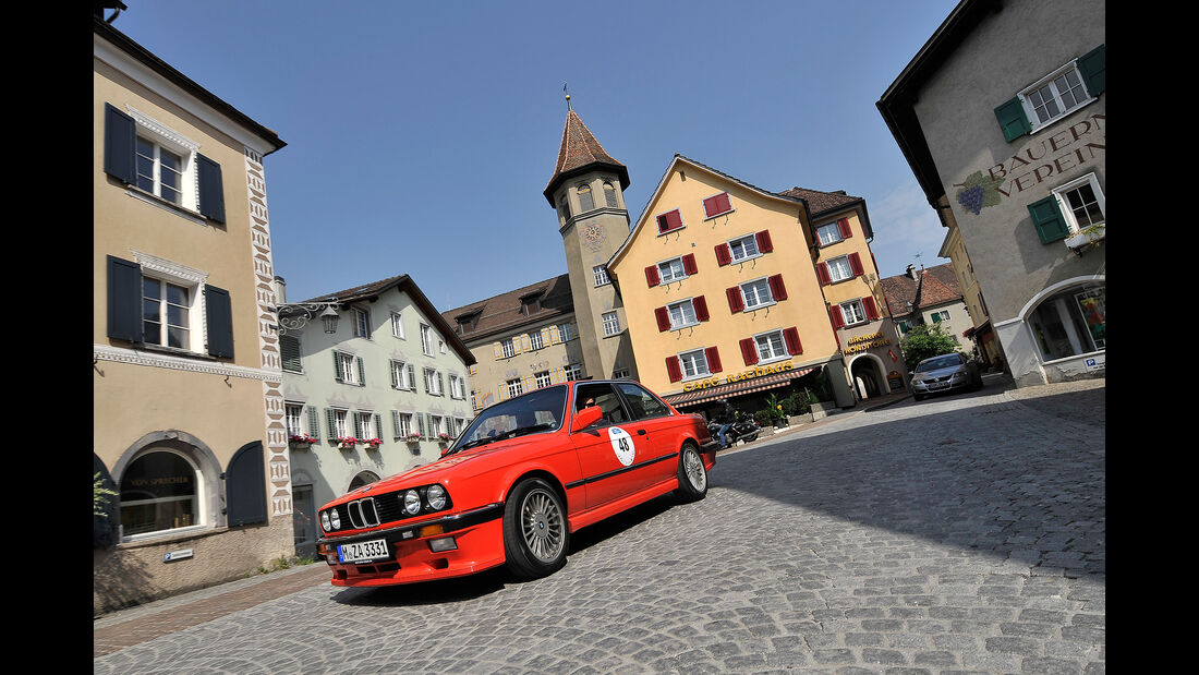 BMW 333i auf der Silvretta Classic 2015, mokla0715