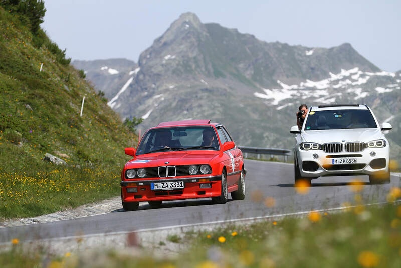 BMW 333i auf der Silvretta Classic 2015, mokla0715