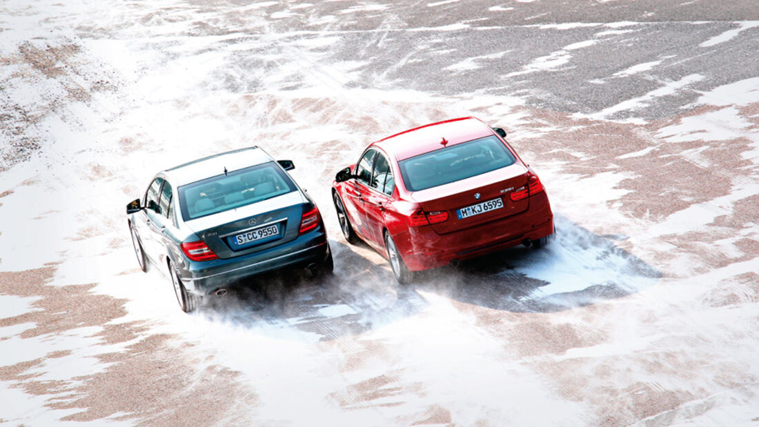 BMW 335i, Mercedes C 350