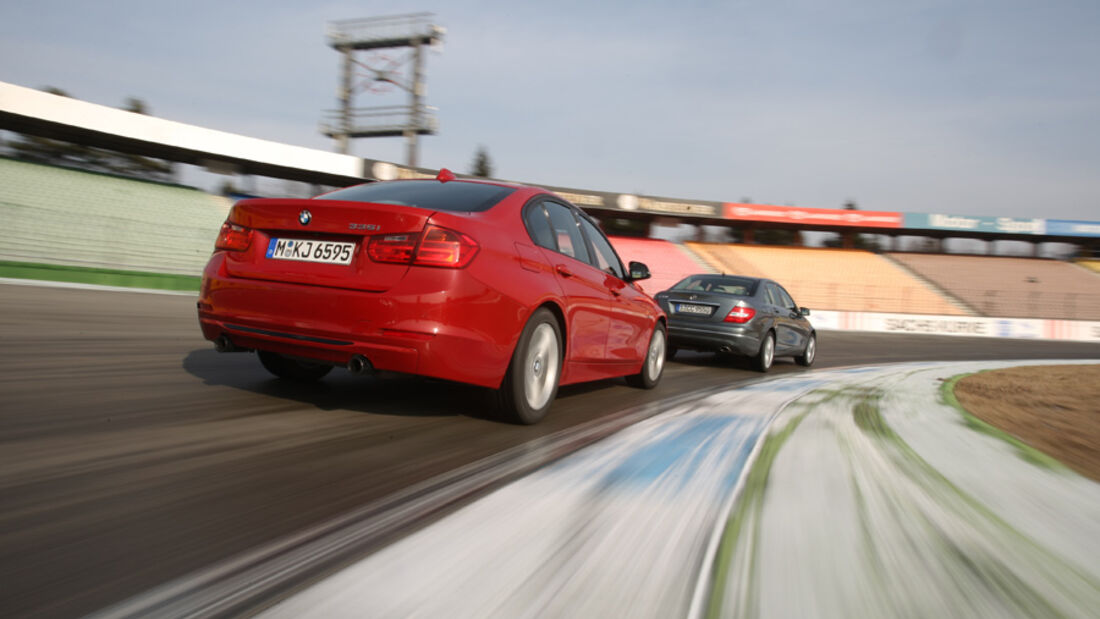 BMW 335i, Mercedes C 350