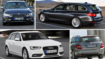 BMW 3er Touring, Audi A4 Avant, Mercedes C-Klasse T-Modell