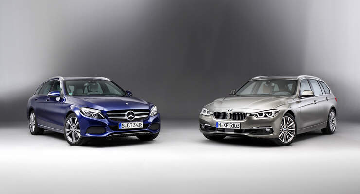 Bmw 3er Touring Vs Mercedes C Klasse T Modell Vergleich Auto