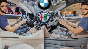 BMW 3er vs. Alfa Romeo Giulia, Genf 2016, Teaser