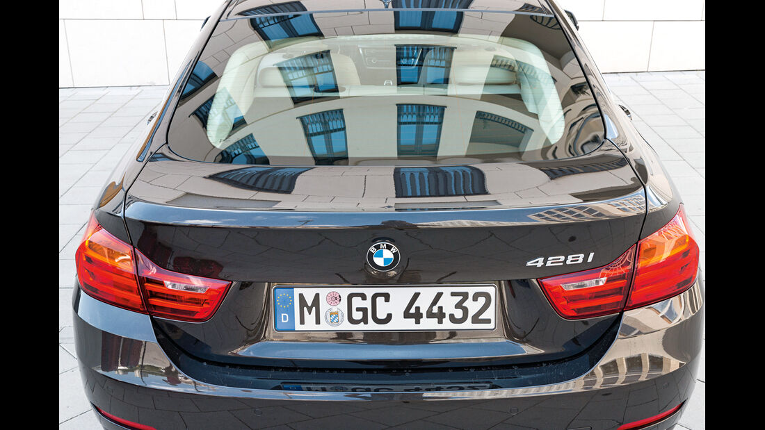 BMW 428i Gran Coupé, Fondsitz, Aussteigen