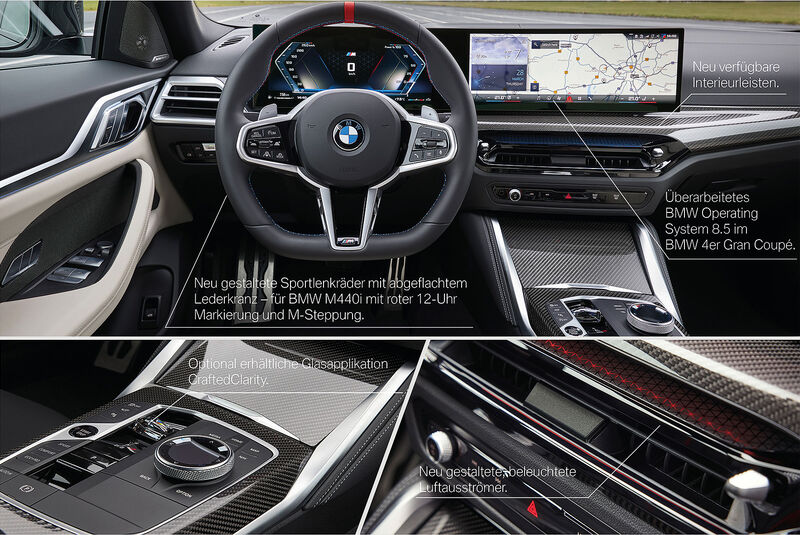 BMW 4er Gran Coupé Modellpflege 2024