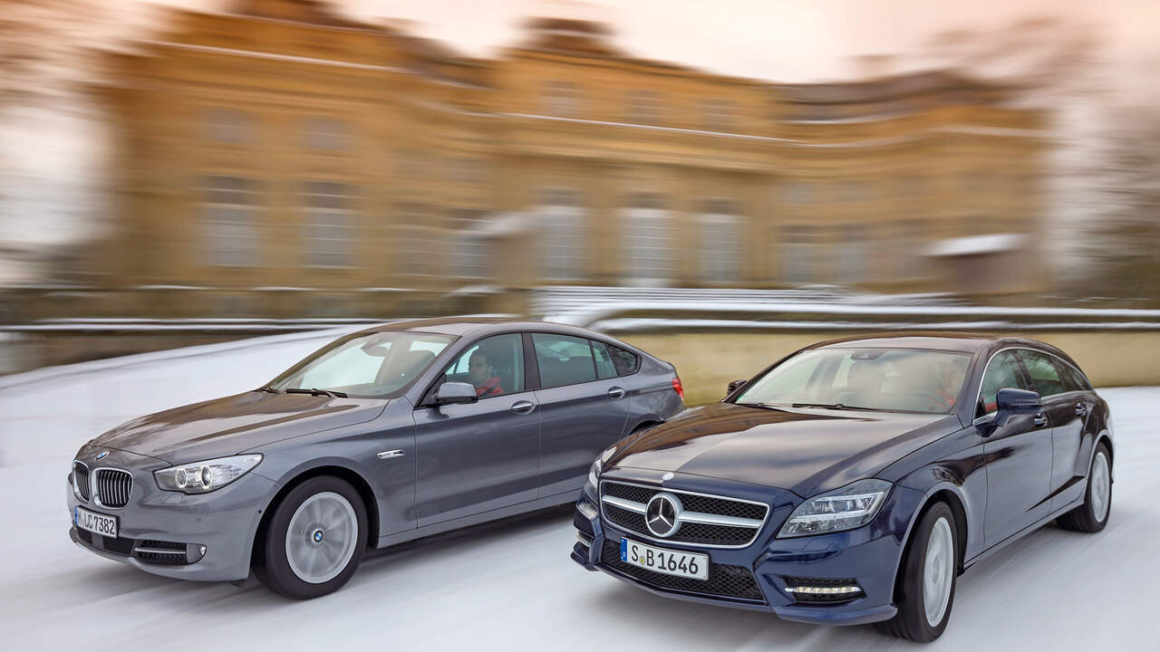Mercedes Cls 250 Cdi Shooting Brake Und Bmw 520 D Gt Edelkombi Duell Auto Motor Und Sport