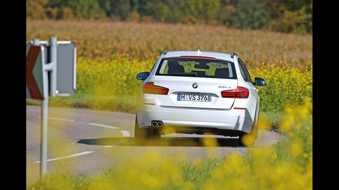 BMW 520d Touring, Heckansicht
