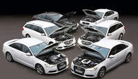 BMW 520i, Mercedes E 200, Audi A6 3.0 TDI Quattro, BMW 528i, Mercedes E 250, Audi A6 3.0 TDI Quattro