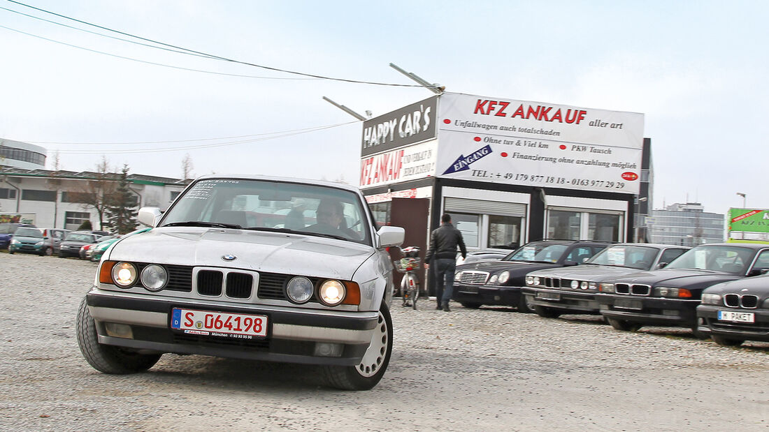 BMW 524 TD, Frontansicht