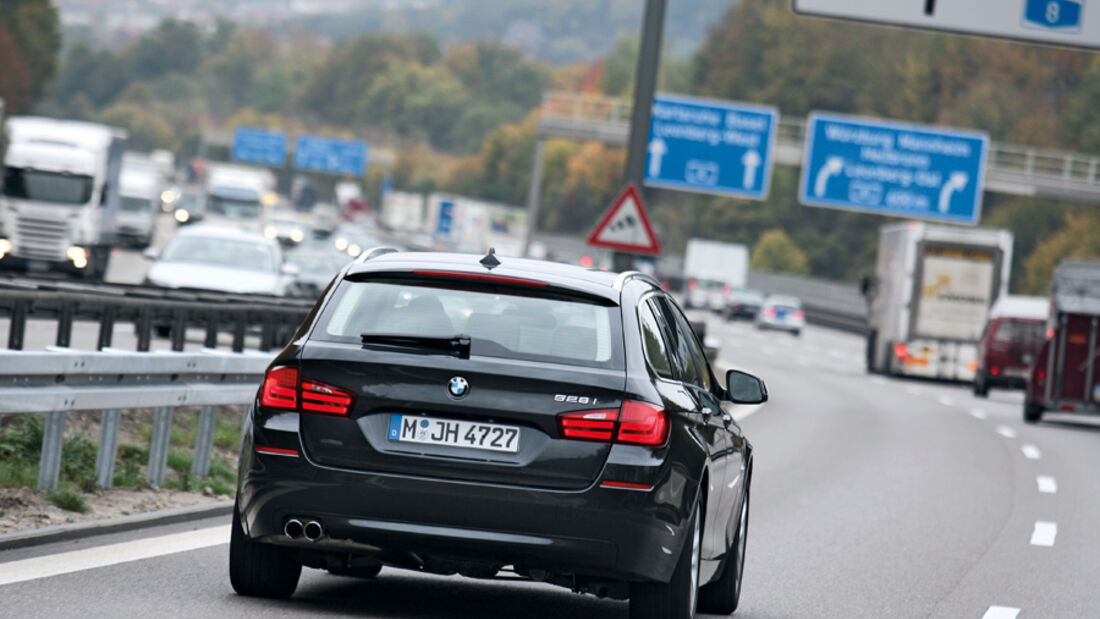 BMW 528i Touring, Heck