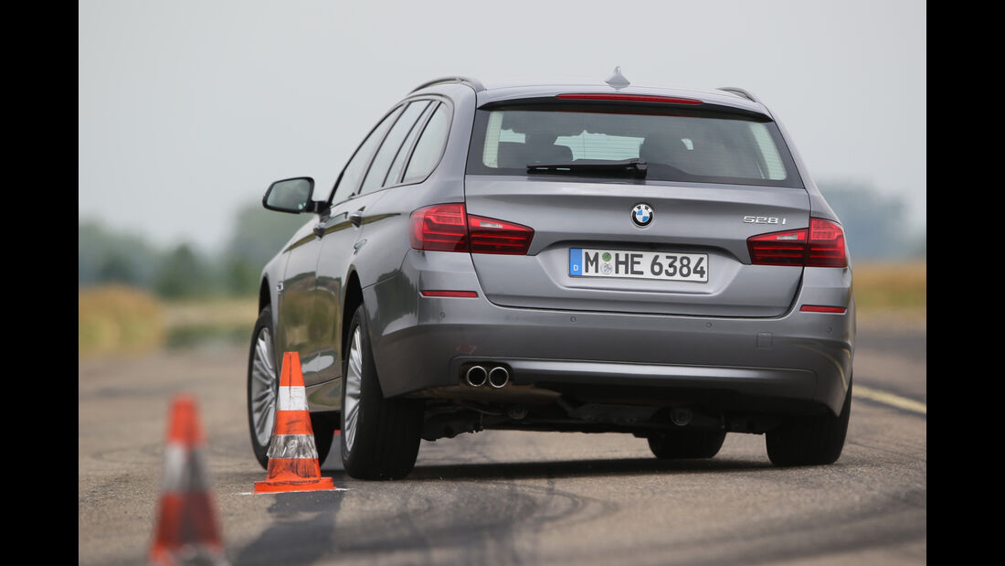 BMW 528i Touring, Heckansicht
