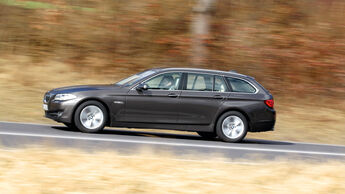 Bild-Vergleich BMW 5er Facelift 2013 mit Pre-Facelift (F07, F11