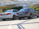 BMW 530e iPerformance Luxury Line, Mercedes E 350 e Avantgarde, Exterieur