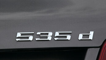 BMW 535d, Typenbezeichnung, Schriftzug