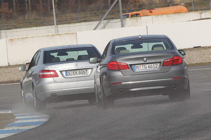 Bmw 535i Und Mercedes E350 Cgi Im Test Technische Daten Auto Motor Und Sport