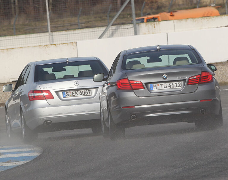 Bmw 535i Und Mercedes E350 Cgi Im Test Auto Motor Und Sport