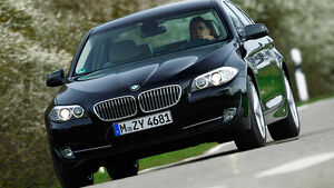 BMW 550i, Frontansicht, Stra§e