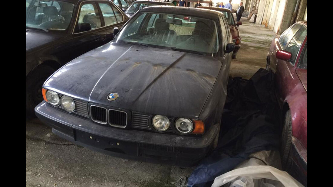BMW 5er E34 Scheunenfund Bulgarien