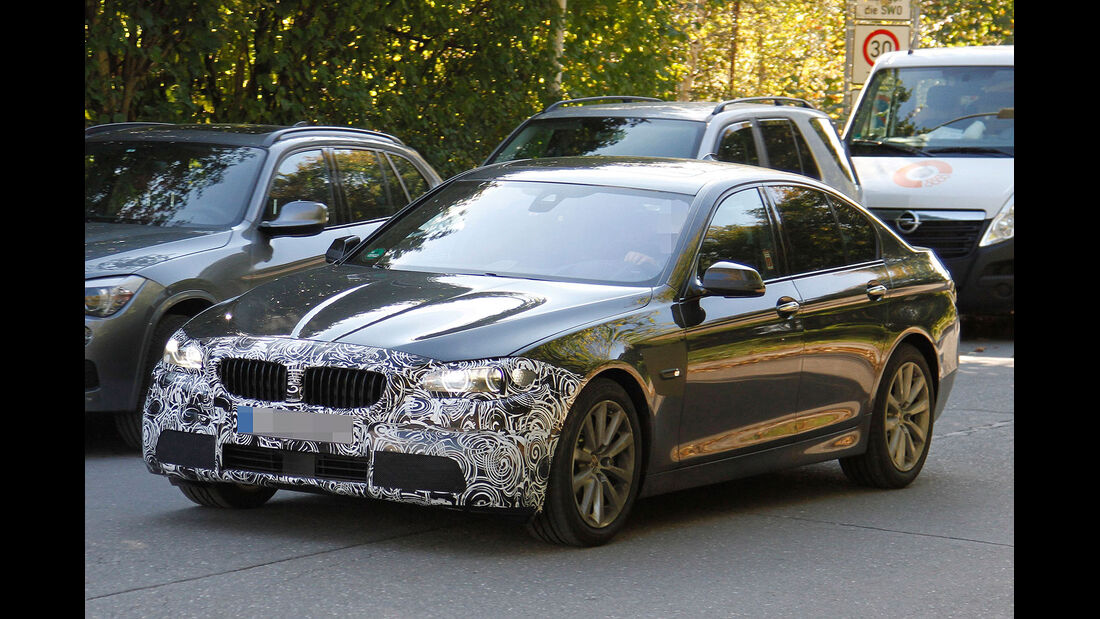 BMW 5er Erlkönig Facelift