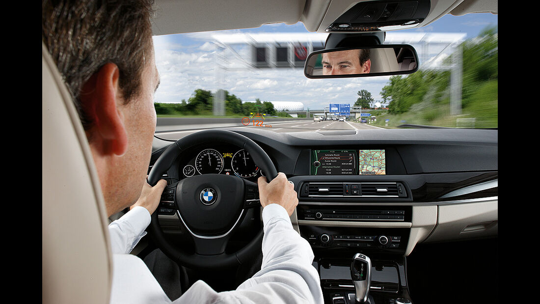 BMW 5er, Head-up Display