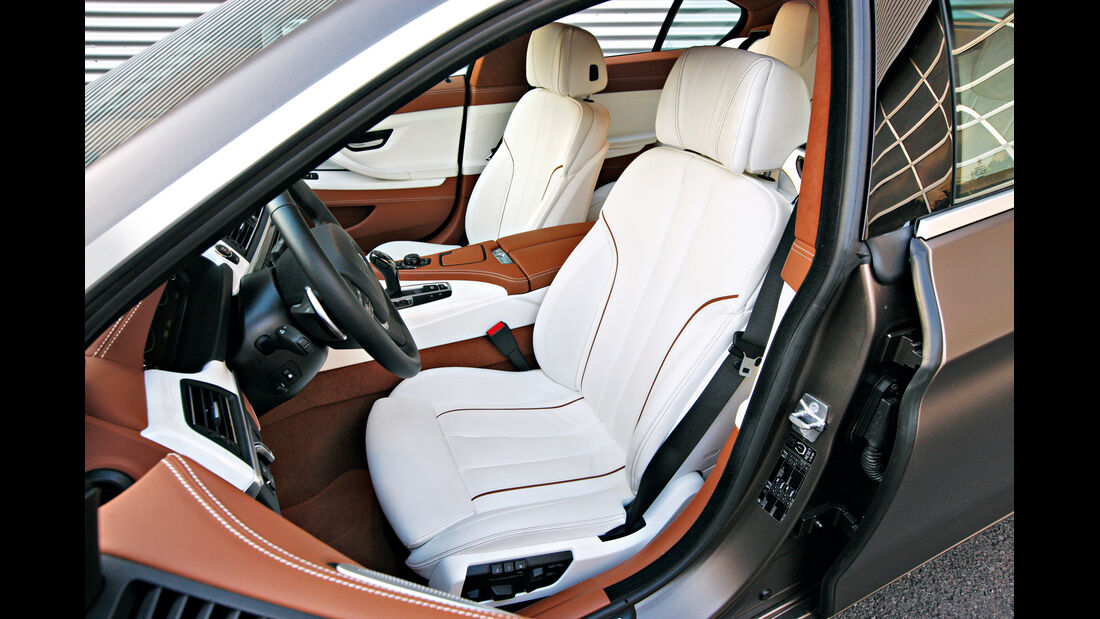 BMW 640d Gran Coupé, Fahrersitz, Sitze