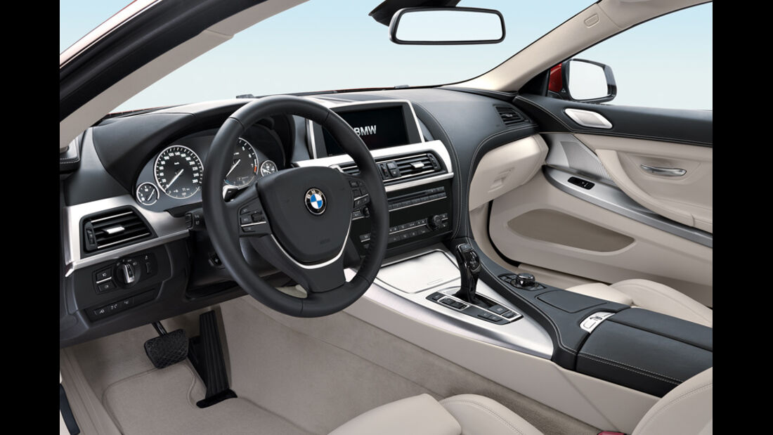 BMW 640i, Cockpit, Lenkrad