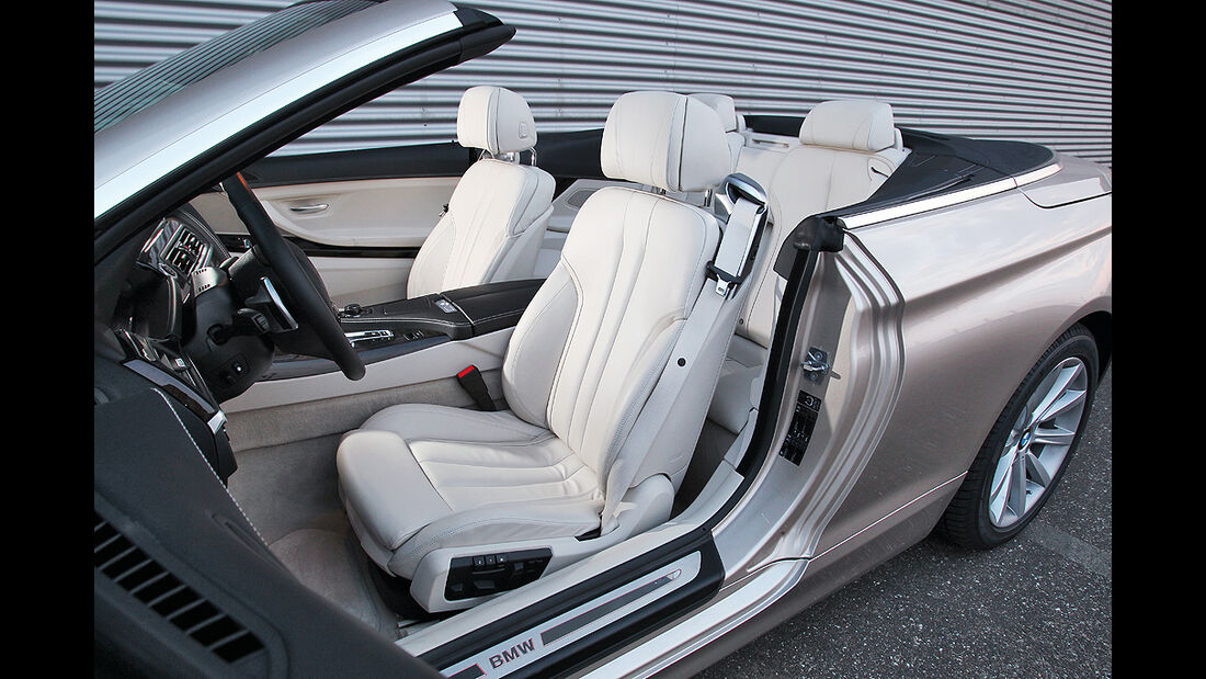 BMW 650i Cabrio, BMW 6er Cabrio, Innenraum, Sitze