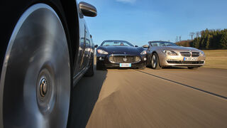 BMW 650i Cabrio, Maserati Gran Cabrio, Jaguar XK Cabrio