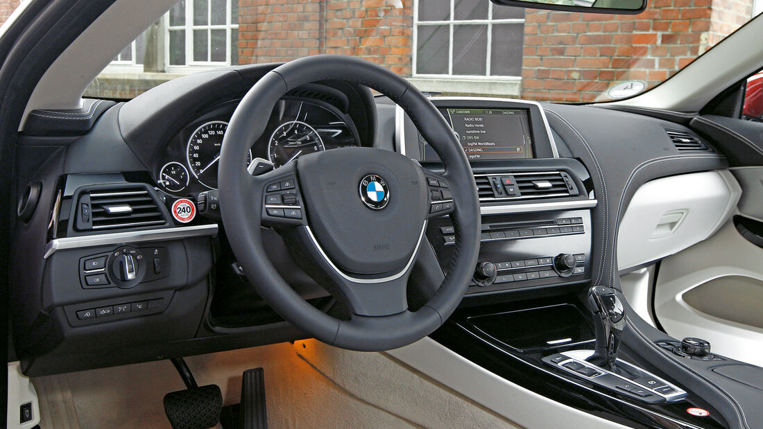BMW 650i Coupé, Cockpit, Lenkrad