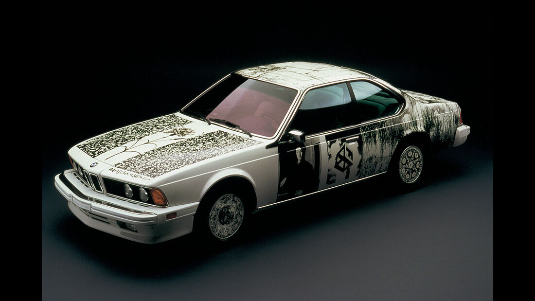 BMW 6er, Art Car, Robert Rauschenberg, 1986, BMW 635 CSi