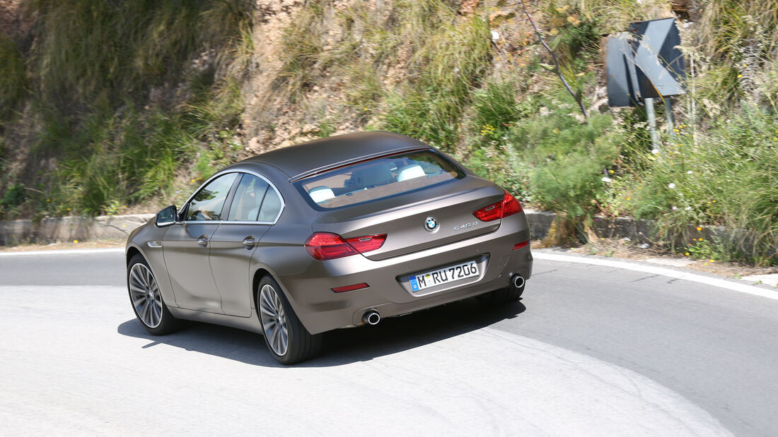 BMW 6er Gran Coupé, Heck