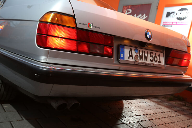 BMW 740i, Heck, Heckleuchte