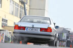 BMW 740i, Heckansicht