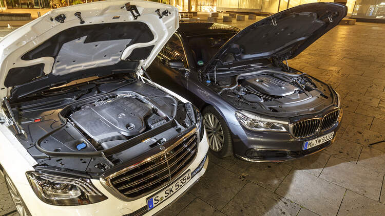 Mercedes S450 4matic Gegen Bmw 740i Vergleichstest Auto Motor Und Sport