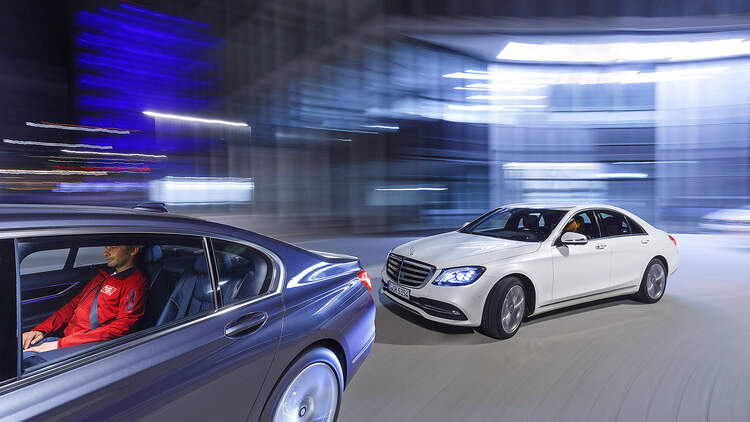 Mercedes S450 4matic Gegen Bmw 740i Vergleichstest Auto Motor Und Sport