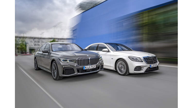 Bmw 745e Und Mercedes S 560 E L Im Test Auto Motor Und Sport