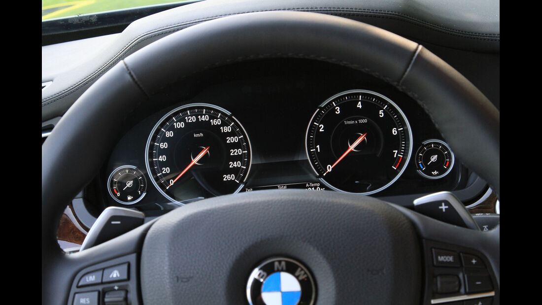 BMW 750i, Rundinstrumente