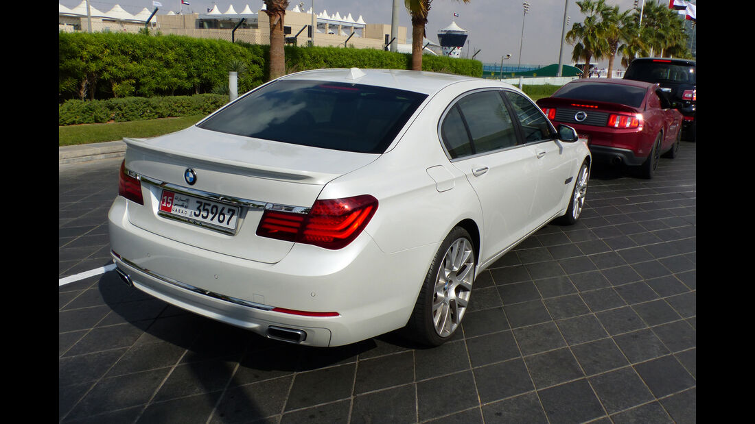BMW 7er - GP Abu Dhabi - Carspotting 2015