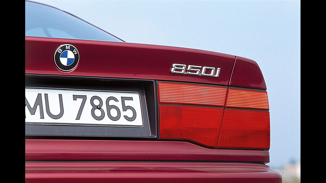 BMW 850i, Heckleuchte