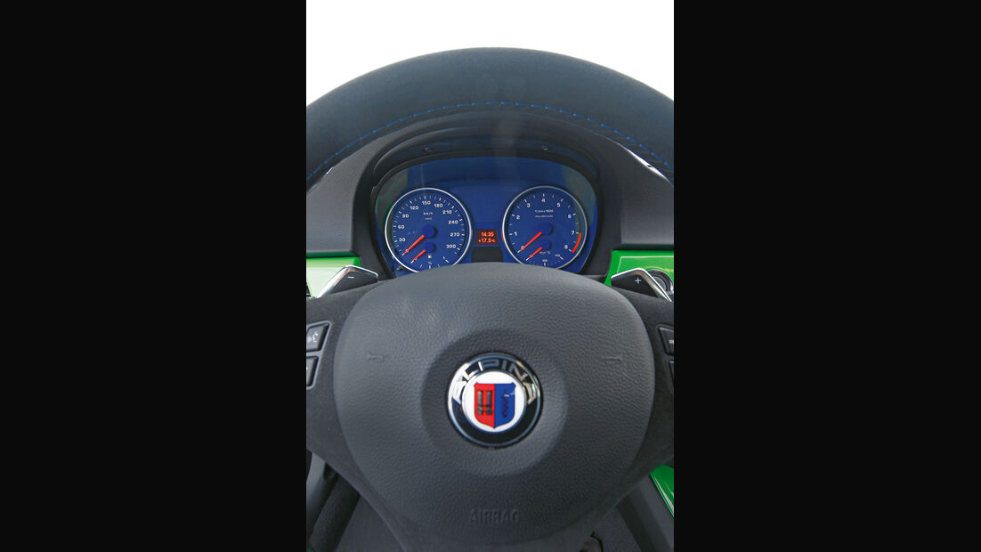 BMW Alpina B3 GT3, Rundinstrumente