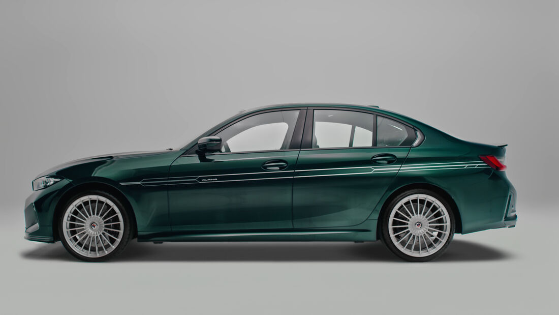 BMW Alpina B3 Sonderedition Südafrika von der Seite.