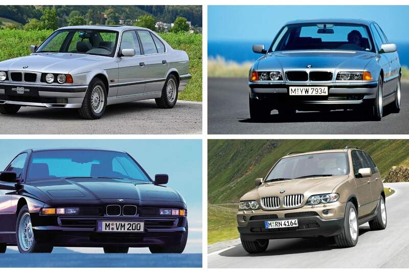 BMW-Baureihen mit V8 E34, E38, E31, E53