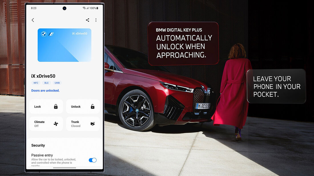BMW Digital Key Plus für Android Smartphones